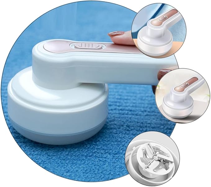 minkissy 1pc Creative Lint Remover USB Rechargeable Fabric Shaver - Image 3