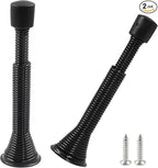 Luomorgo 2 Pcs Spring Door Stopper, Flexible Adjustable 3-1/16" to 4-11/16" by Luomorgo