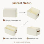 StorageWorks Closet Organizers and Storage Bins, Foldable Shelf Baskets - Image 7