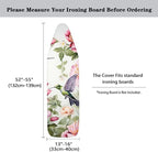 Sprowallow Hummingbird Flower Ironing Board Cover and Pad Full Size Scorch - Image 6