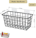 4 Pack Hanging Sorage Basket, Bathroom Basket, Household Goods, - Image 4