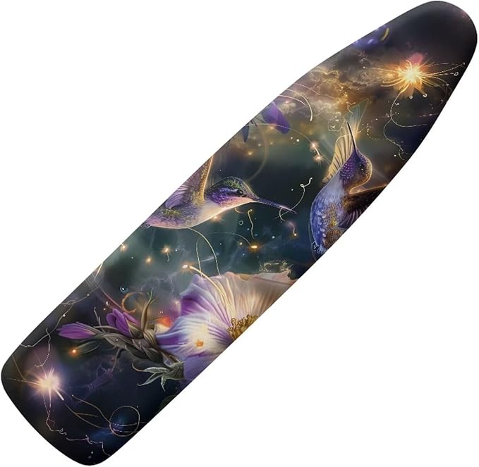 Glitter Hummingbird Ironing Board Cover and Pad 15x54 Standard Size Ironing by Hinthetall