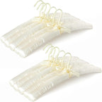 TOPIA HANGER Padded Hangers for Women Clothing, 17-inch Satin Hangers 10 Pack by TOPIAHANGER