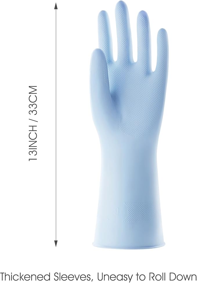 COOLJOB 2 Pairs Thickened Rubber Gloves - Image 3
