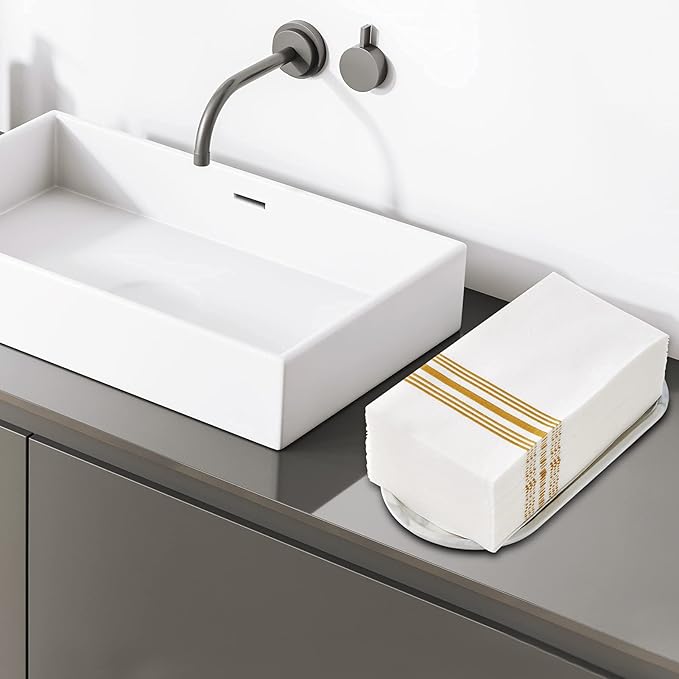 Vplus 300 PACK Guest Towels Disposable Bathroom, Decorative Bathroom Napkins - Image 3