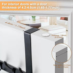 BOOMIBOO Over The Door Hooks, Sturdy Door Hanger, Towel Rack Towel Hooks - Image 2