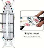 Nuxovilar Sewing Mannequin & Floral Pattern Ironing Board Cover, 15×54 inch - Image 5
