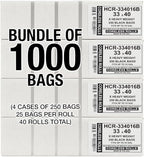 Aluf Plastics High Density Trash Bags, 33 Gallon, 16 Micron, - Image 6