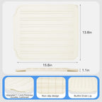 Silicone Dish Drying Mat for Kitchen Counter, Upgraded Extra Thick 1.1” - Image 3