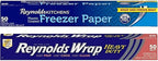 Reynolds Wrap Aluminum Foil, Heavy Duty, 50 sqft & Freezer Paper, 50 sqft by ReynoldsConsumerProducts