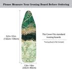 ZDCUSTOM Green Marble Table Top Ironing Board Cover Standard Ironing Board Cover - Image 5