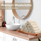 HOMEXCEL Microfiber Washcloths 24 Pack, Highly Absorbent and Soft Face Towel - Image 7