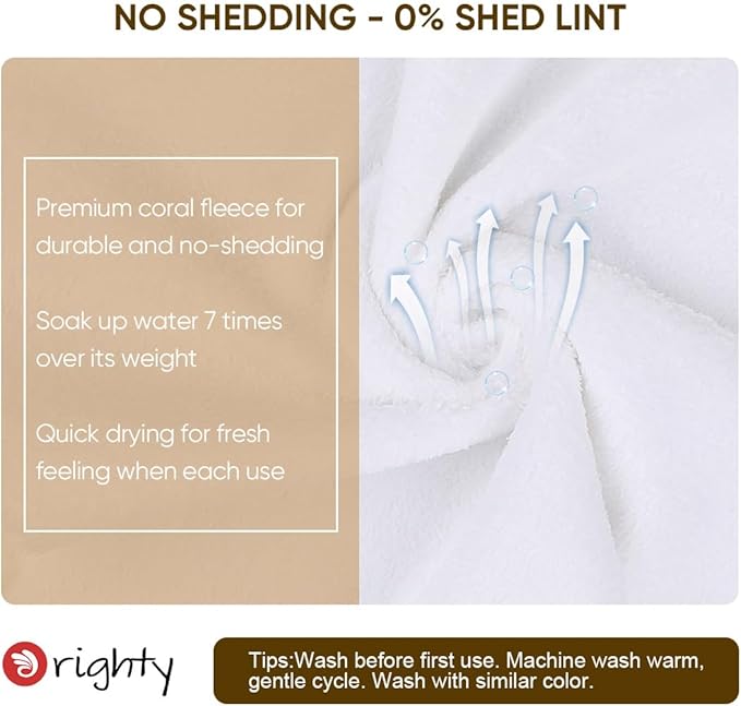 Orighty Ultra Soft Washcloths 12 Pack, Premium Microfiber Towel Sets 12 x 12 - Image 2