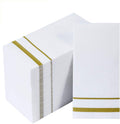 FOCUSLINE 200 Linen Feel Disposable Bathroom Napkins, Soft and Absorbent Paper by FOCUSLINE