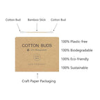 Bamboo Cotton Swabs With Wooden Sticks - Image 4