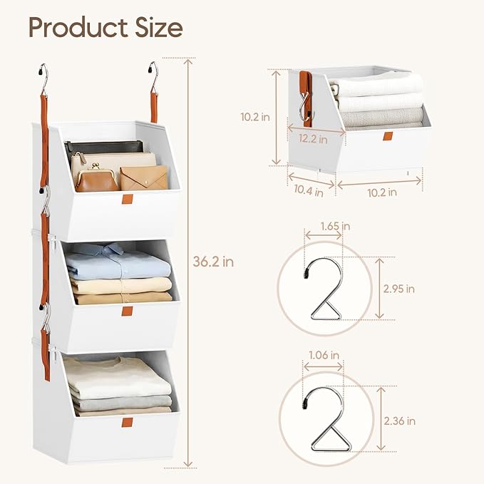Collapsible Hanging Closet Organizer - Image 6