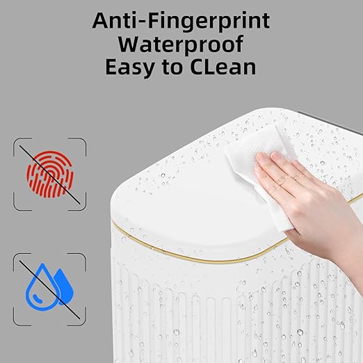 2.6 Gallon Slim Bathroom Trash Can - Image 6