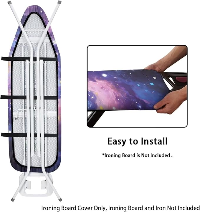 Iron Board Cover Galaxy Heavy Duty Lightweight Ironing Accessories Non-Slip - Image 4