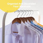 Wooden Hangers - 30 Pack - Clothes Hanger - Image 4