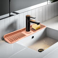 Pink 24" Button Style Faucet Drip Catcher – Silicone Faucet Mat by Unknown
