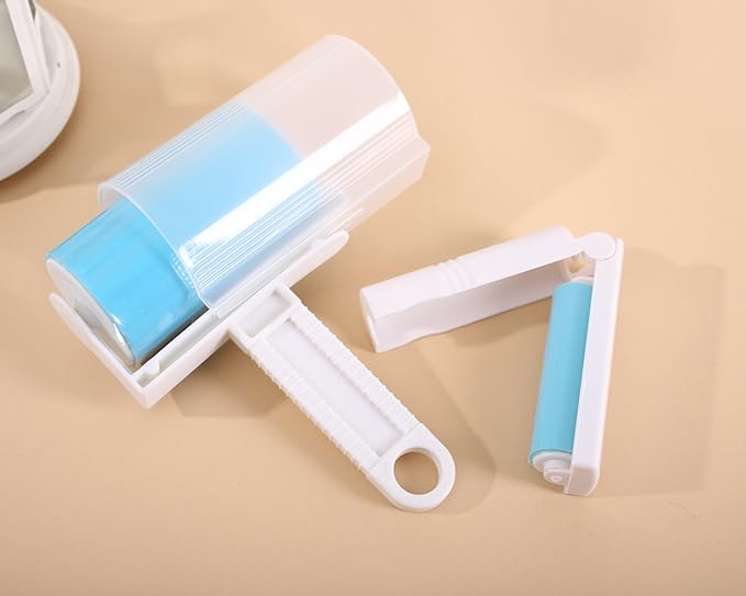 Reusable Sticky Picker Set Cleaner Lint Roller Pet Hair Remover Brush - Image 5