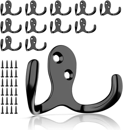 12 PCS Heavy Duty Coat Hooks by ZAYBOD