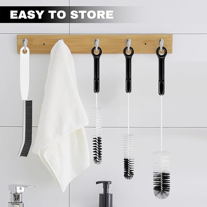 4 Pack Bottle Cleaning Brush Set - Image 8