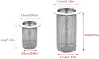 2 Pack Sink Drain Hair Catcher Shower Drain Strainer Stainless Steel Long - Image 2