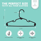 Sharpty Kids Plastic Hangers, Children's Hangers - Image 2