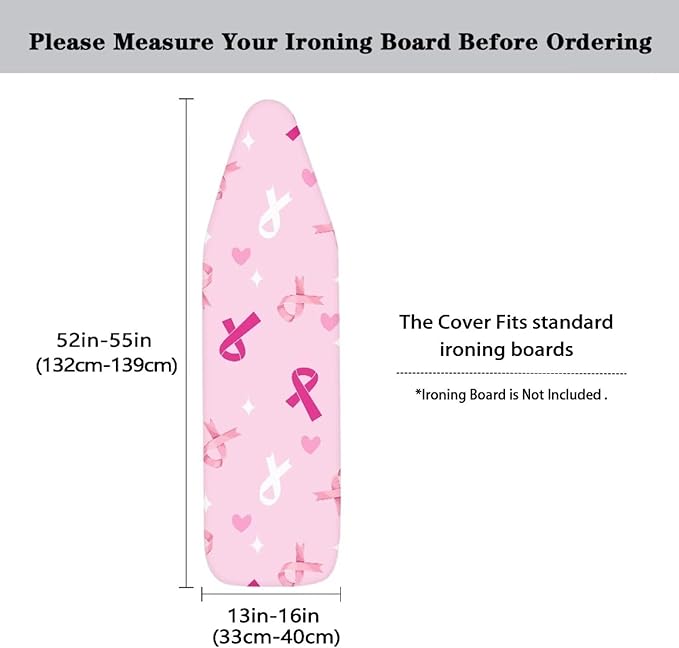 Pink Ribbon Ironing Board Cover - Image 5