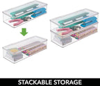 mDesign Office Supplies Desk Organizer Box - Image 3