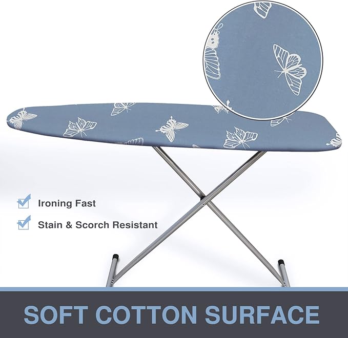 Ironing Board Cover and Pad, Standard Size 15x54, Thick Padding, Elastic Edge - Image 2