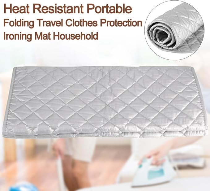 Portable Ironing Mat Blanket for Table Top, Iron Board Alternative Cover - Image 5