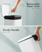 Bathroom Trash Can with Lid, 6 Liter / 1.6 Gallon Small Trash Can with - Image 6