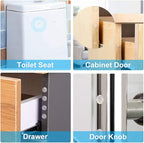200PCS Cabinet Bumpers Clear Rubber Bumpers Self Adhesive, Soft Close Cabinet - Image 6