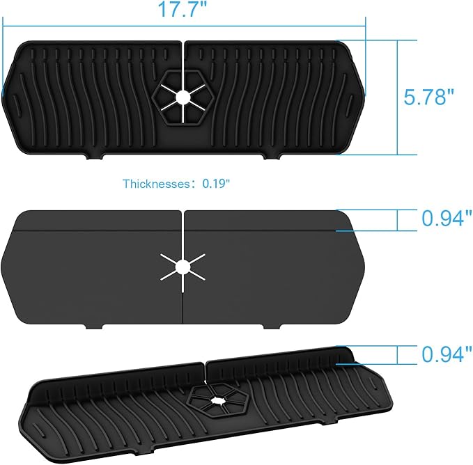 Faucet Guard - 90 Foldable Drain Mat - Image 7