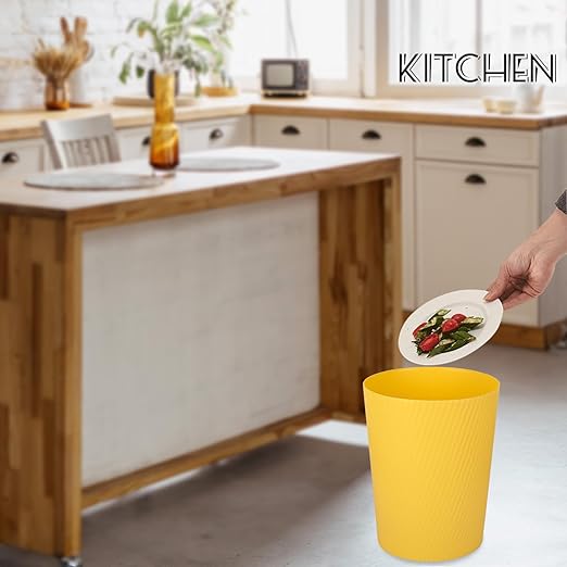 UUJOLY Small Trash Can Wastebasket Garbage Can Container Bins - Image 4