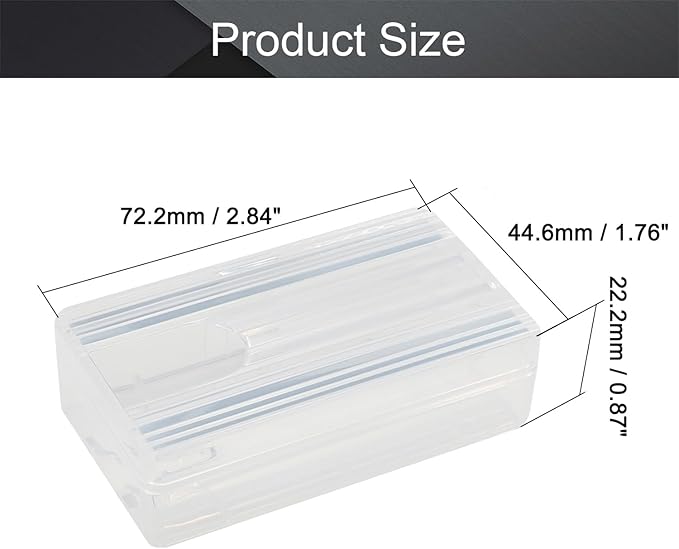 Fielect 18670 18650 CR123A 17670 Battery Storage Case Holder Organizer Box - Image 2