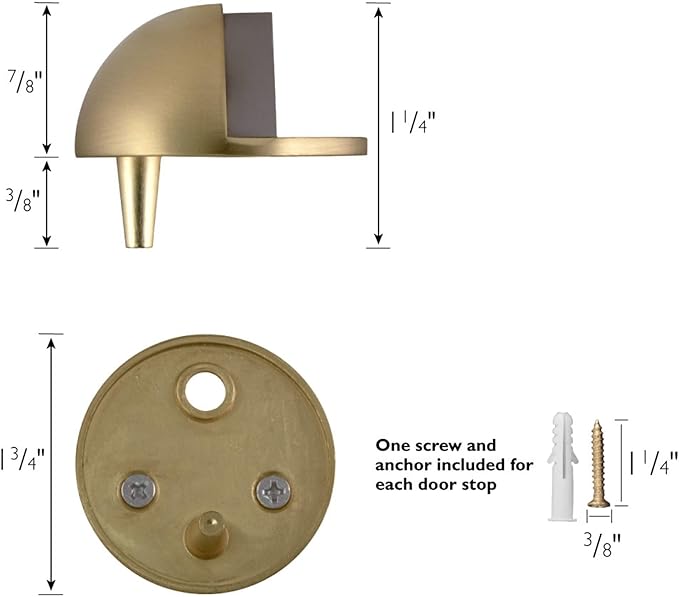 Design House Dome Door Stop Wall Protectors - Image 8