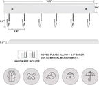2 Pack Coat Rack Wall Mount - Image 7