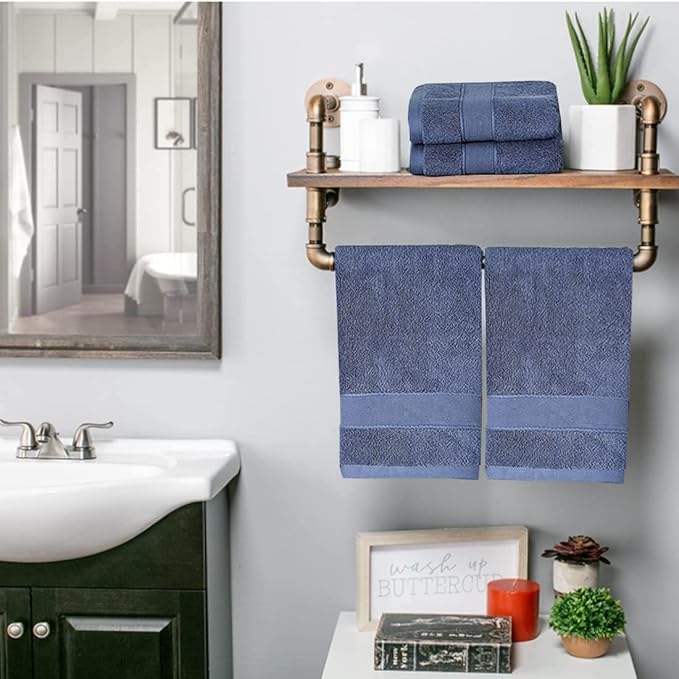 Lchkrep Cotton Bath Hand Towels 14" x 30", Thick Hand Towel Face Towel by Lchkrep