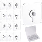 12 Pcs Picture Hangers without Nails, 20 Ibs Load Heavy Duty Self Picture - Image 8