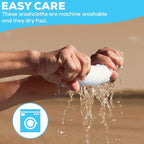 SIMPLI-MAGIC Cotton Washcloths White, 40 Pack, Size: 12”x12” - Image 5