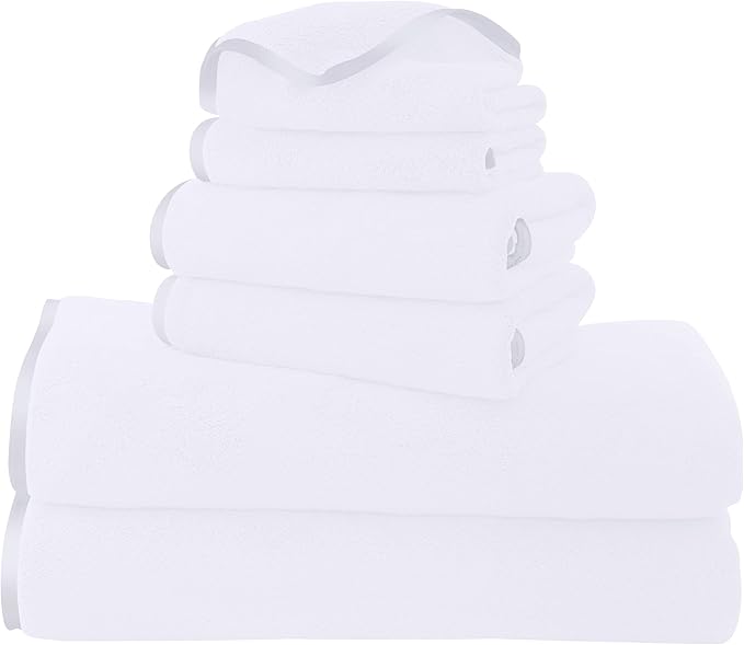 TENSTARS Luxury Silk Hemming Towel Set by TENSTARS