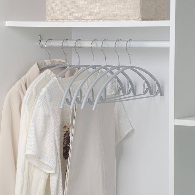 Nature Smile Non Slip PVC Coating Sweater Hangers, Dress Suit Coat Hangers - Image 4