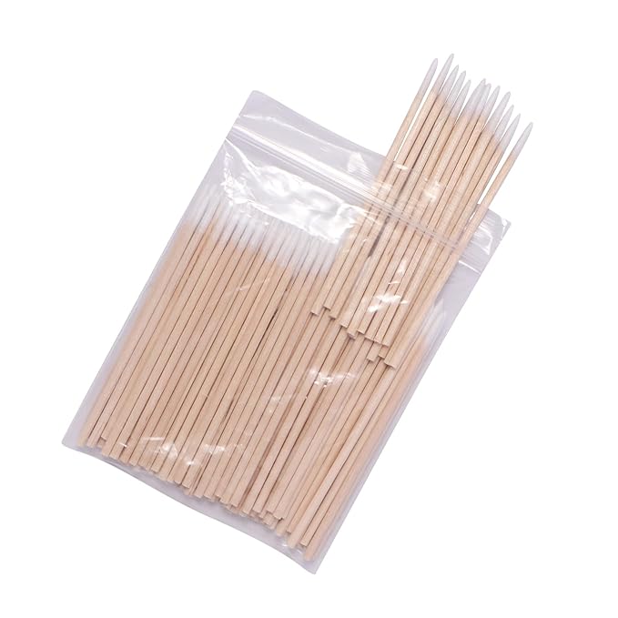 1200pcs Nails Wood Cotton Swab Cleaning 7cm Microbrush Eyelash Sticks Buds Tip - Image 4