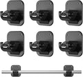 6 PCS Apartment Dorm Decor Curtain Rods No Drilling Brackets, No Drilling by Unknown