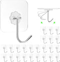 ZESLMG Adhesive Wall Hooks No Damage by ZESLMG