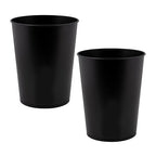 Bath Bliss 5 Liter Small Wastebasket | 2 Pack | Round Open Top | Trash Can | by BathBliss