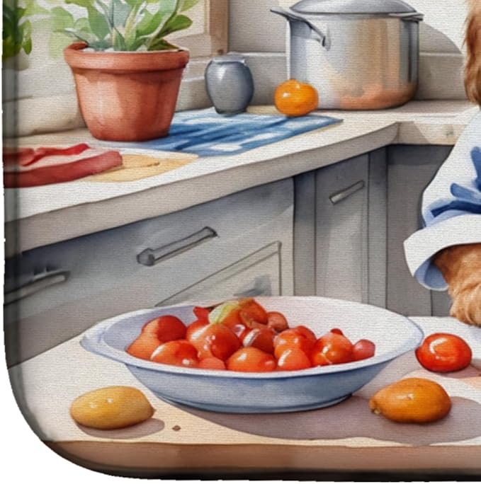 Caroline's Treasures DAC6295DDM Otterhound The Chef Dish Drying Mat Absorbent - Image 4
